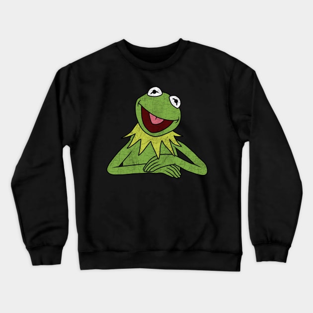 Kermit The Frog Crewneck Sweatshirt by valentinahramov